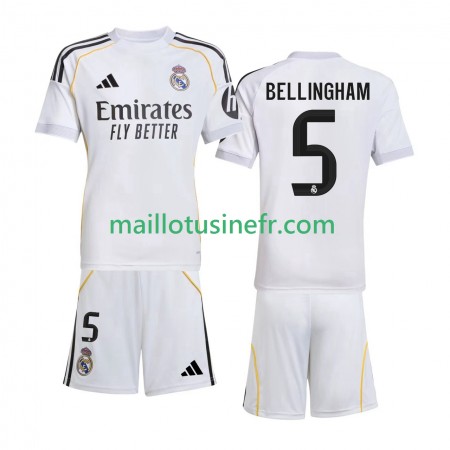 Maillot de Foot Real Madrid Jude Bellingham 5 Domicile 2025-26 - Enfant Maillot de Foot Real Madrid Jude Bellingham 5 Domicile 2025-26 - Enfant